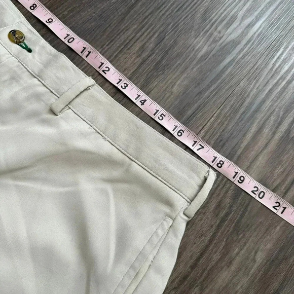 Tommy Hilfiger Mens Micro Tech Men Chino Pant 38x32 Cream Microfiber Preppy NEW - Picture 7 of 11